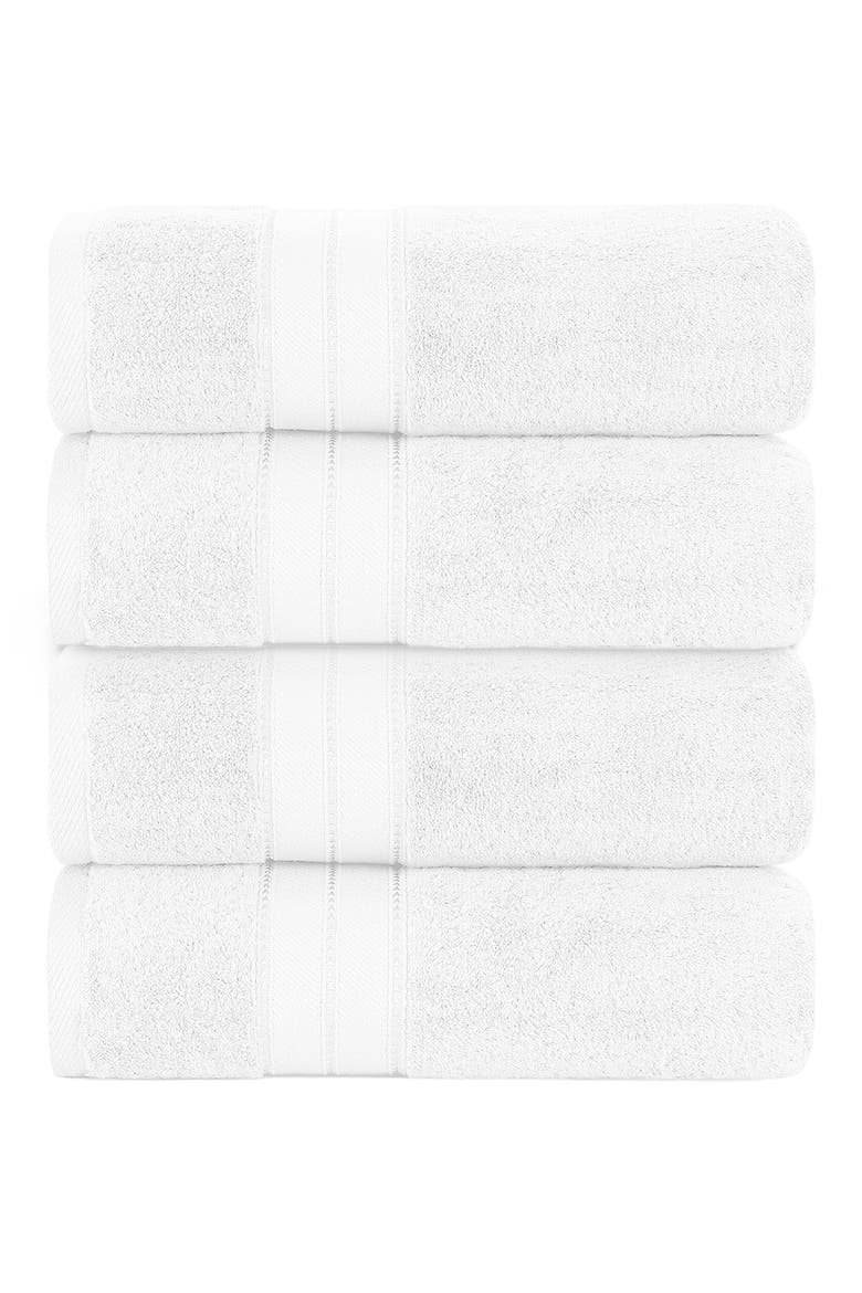 SpunLoft(TM) Bath Sheet - 35" x 66" - Pack of 4, Main, color, WHITE