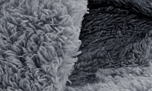 Strive Zoey Faux Fur Slipper In Gray