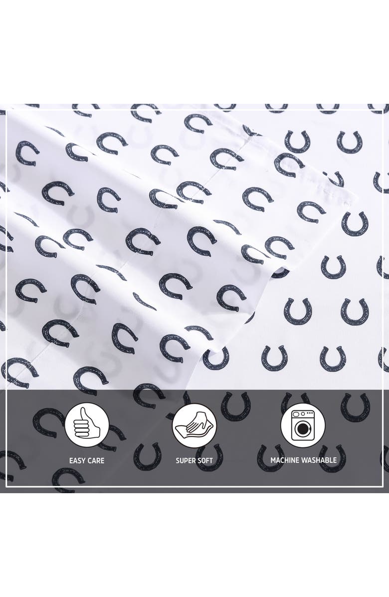 Wrangler Horseshoe Dots Sheet Set, Alternate, color, Navy