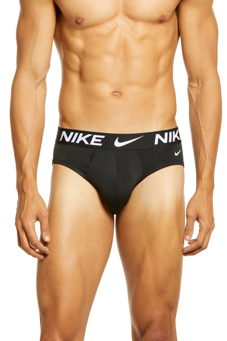 Dri-FIT 3-Pack Performance Hip Briefs, Main, color, BLACK