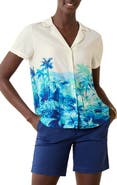 Tommy Bahama Oceanside Views Silk Camp Shirt
