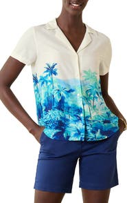 Tommy Bahama Oceanside Views Silk Camp Shirt