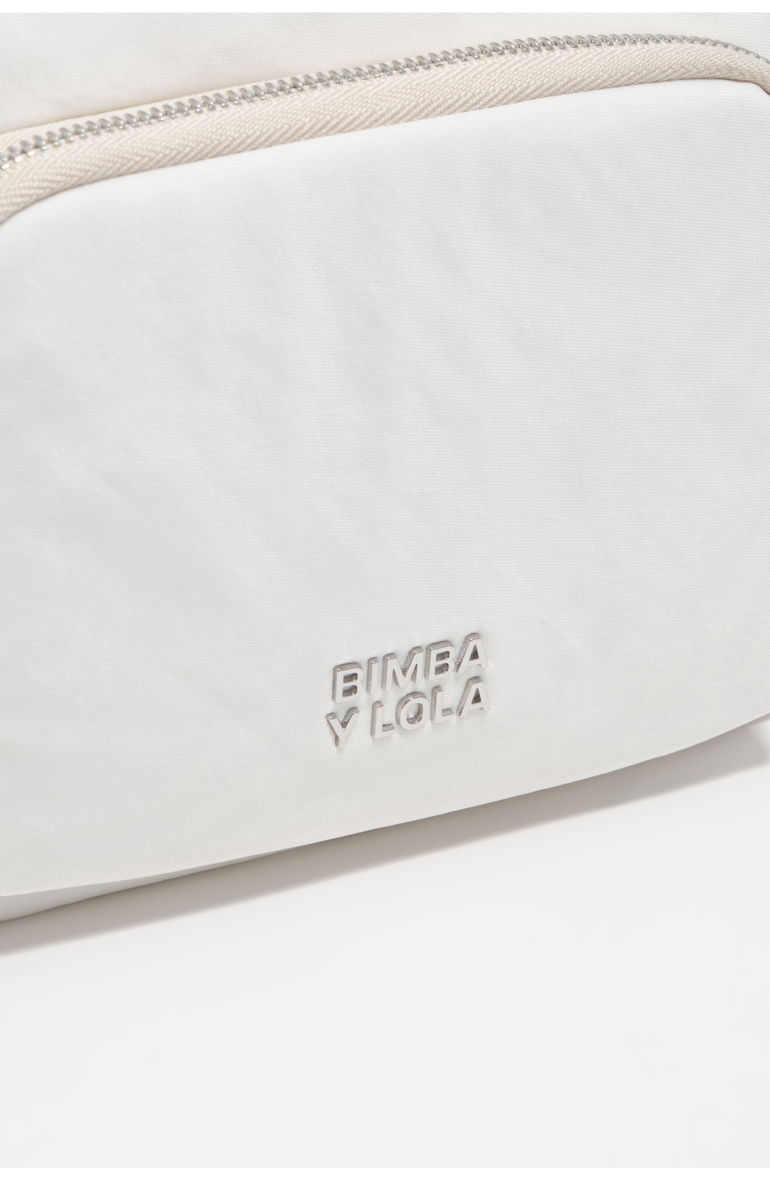 Bimba y Lola Nylon Mini Utility Bag, Alternate, color, White