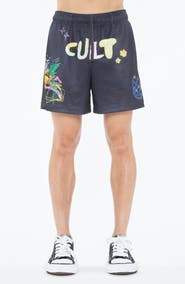Cult of Individuality Graffiti Mesh Shorts