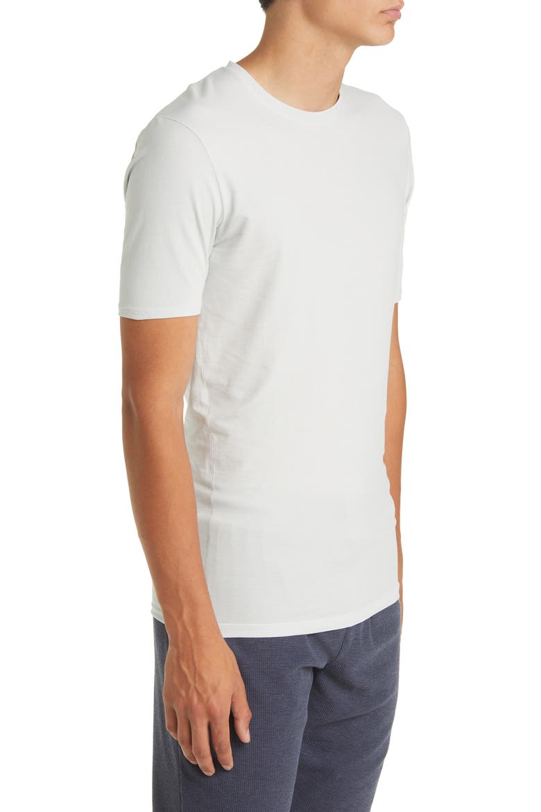 Cool Cotton Crewneck Undershirt, Alternate, color, OYSTER MUSHROOM