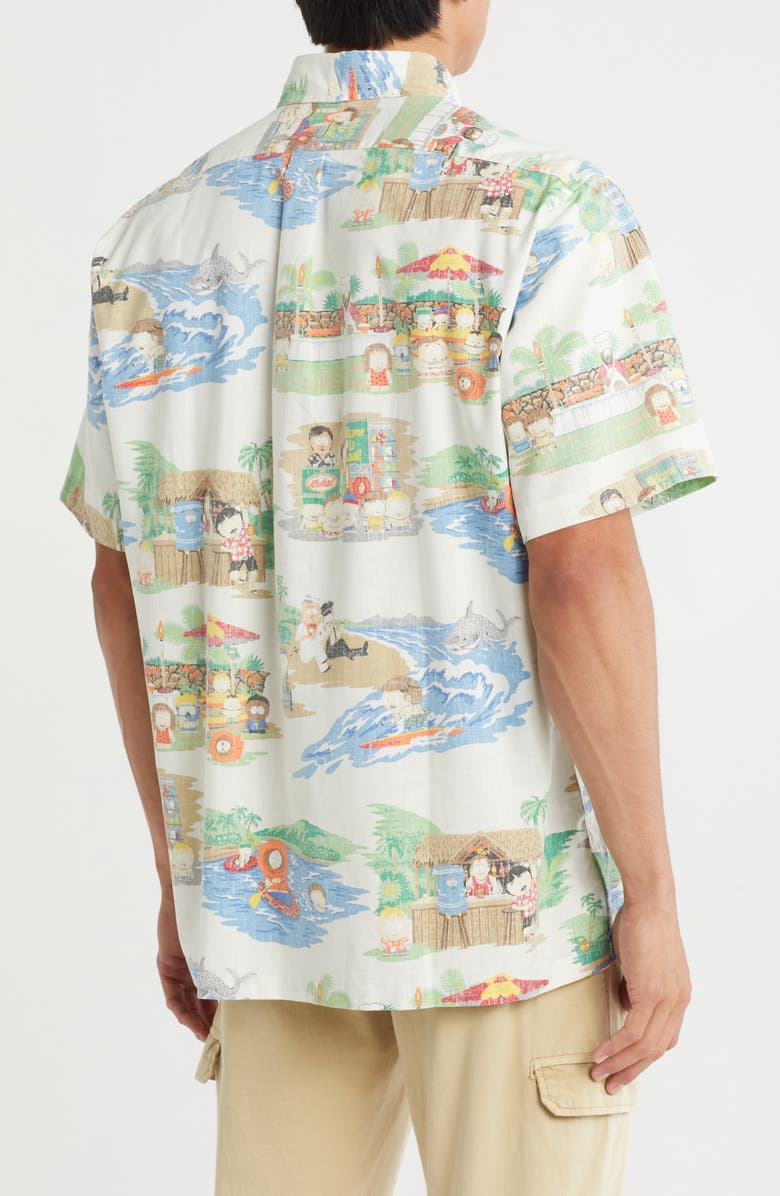 Reyn Spooner South Park Mahalo Polo, Alternate, color, White