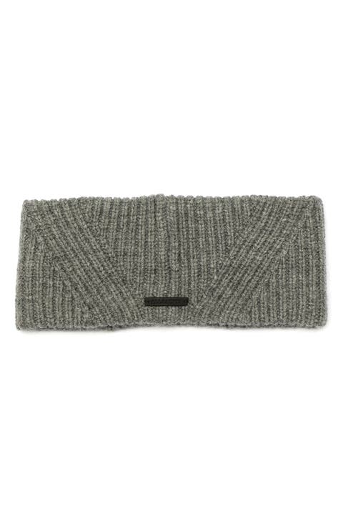 Travelling Wool Blend Rib Headband