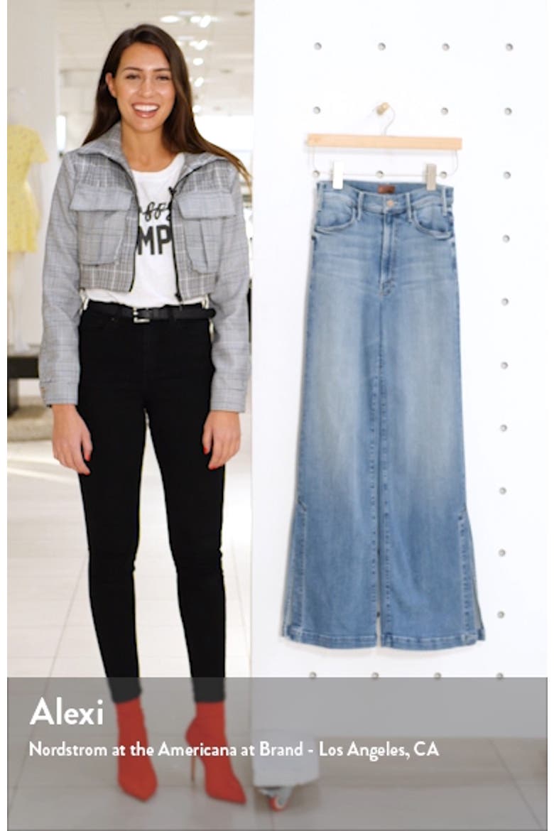 The Hustler Sidewinder High Waist Slit Hem Bootcut Jeans video