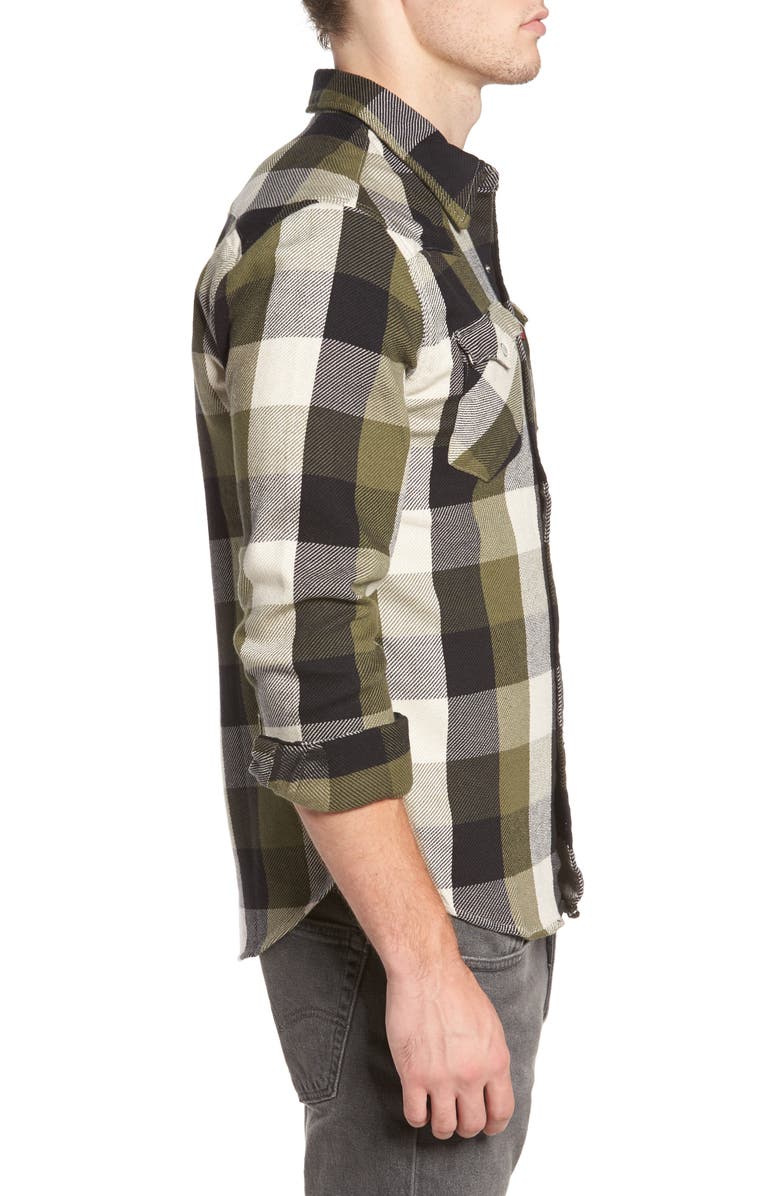 Levi's<sup>®</sup> 'Barstow' Denim Western Shirt, Alternate, color, 