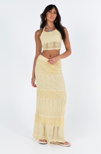 Xander Two-Piece Halter Top & Maxi Skirt Set
