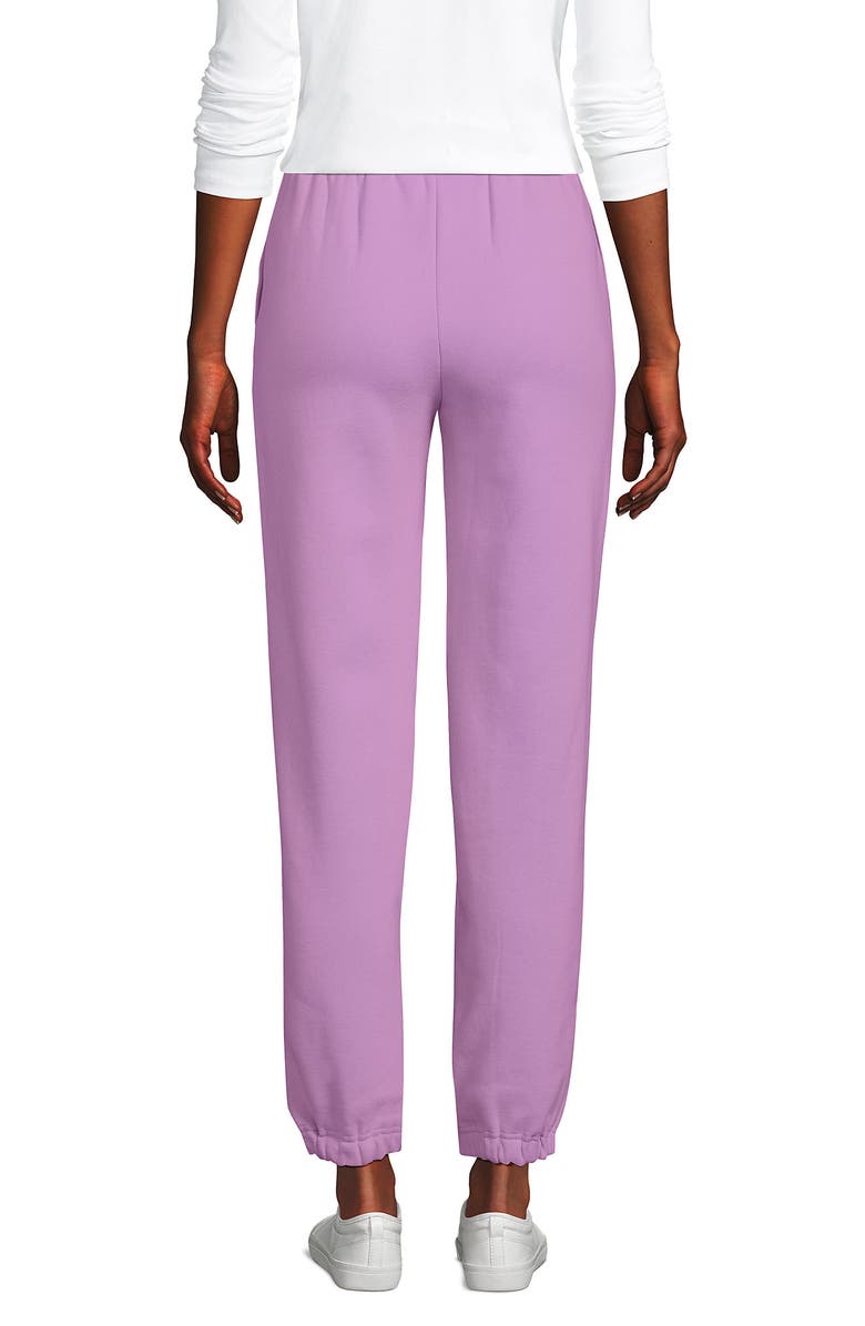 Lands' End Serious Sweats High Rise Jogger Pants, Alternate, color, Wild Lilac