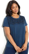 Live Unlimited Jersey Embroidered T - Shirt