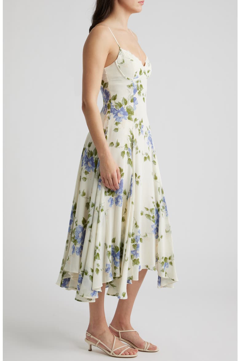 Laia Floral Dress, Alternate, color, HOPE