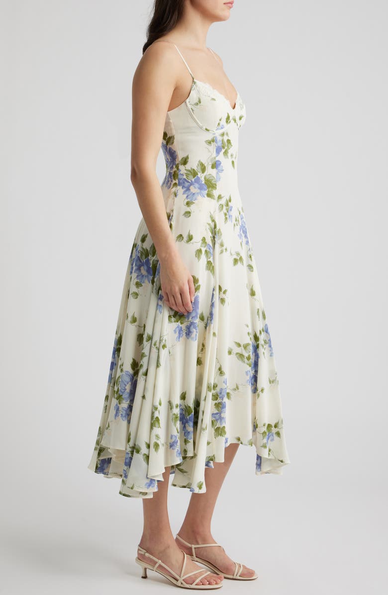 Reformation Laia Floral Dress, Alternate, color, Hope