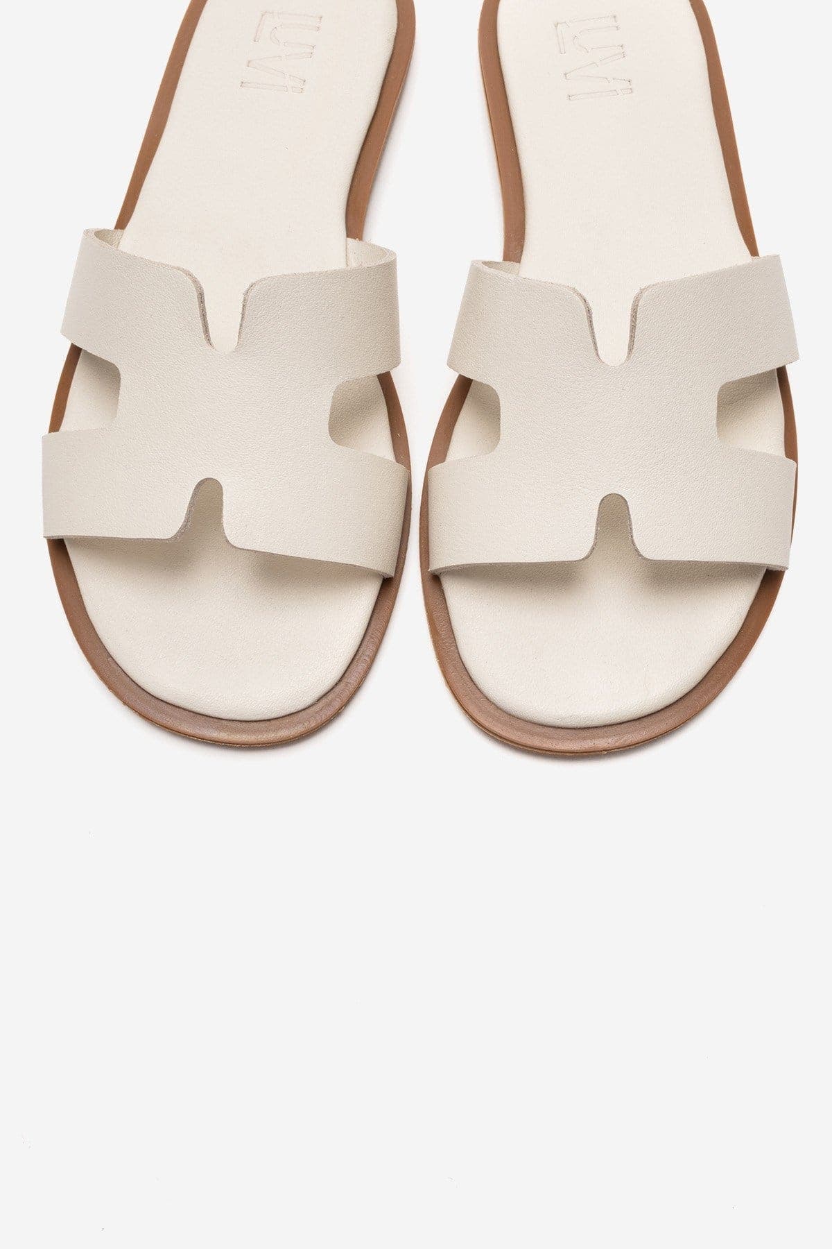 Biora Leather Sandal, Alternate, color, Ecru