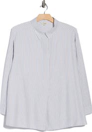 MAX STUDIO Stripe Popover Tunic