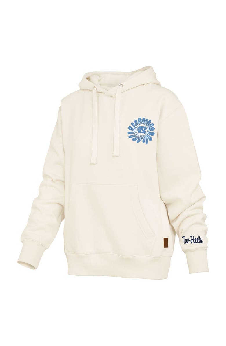 PRESSBOX Women's Pressbox  Cream North Carolina Tar Heels Elena Janise Hoodie, Alternate, color, Cream