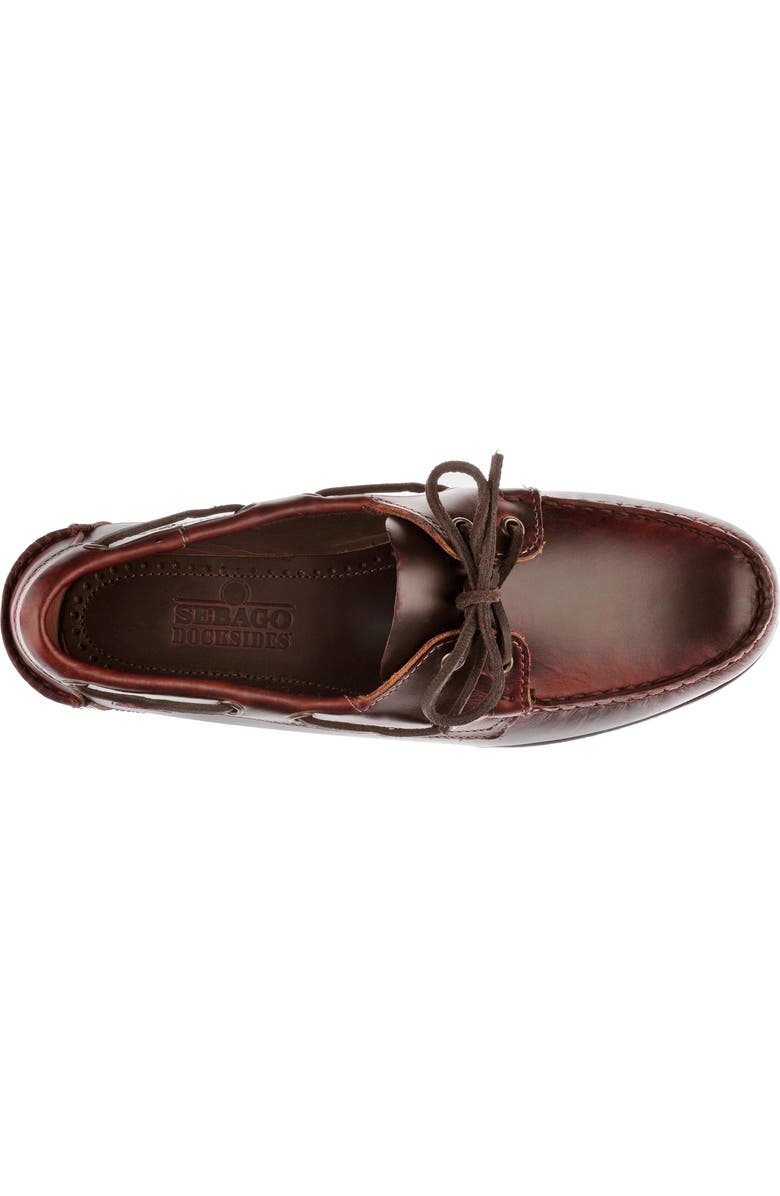 Sebago Endeavor Boat Shoes, Alternate, color, Brown-Gum