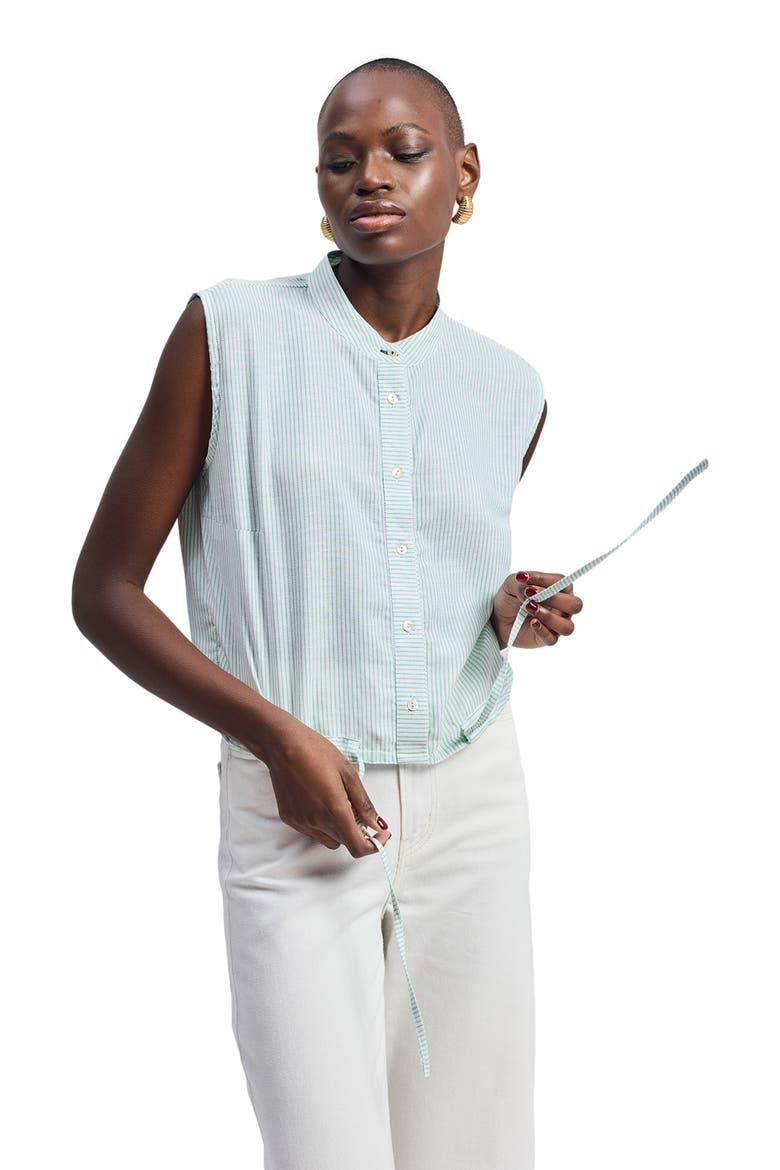 Button-down with Lace Shirt, Alternate, color, Parallel Paths