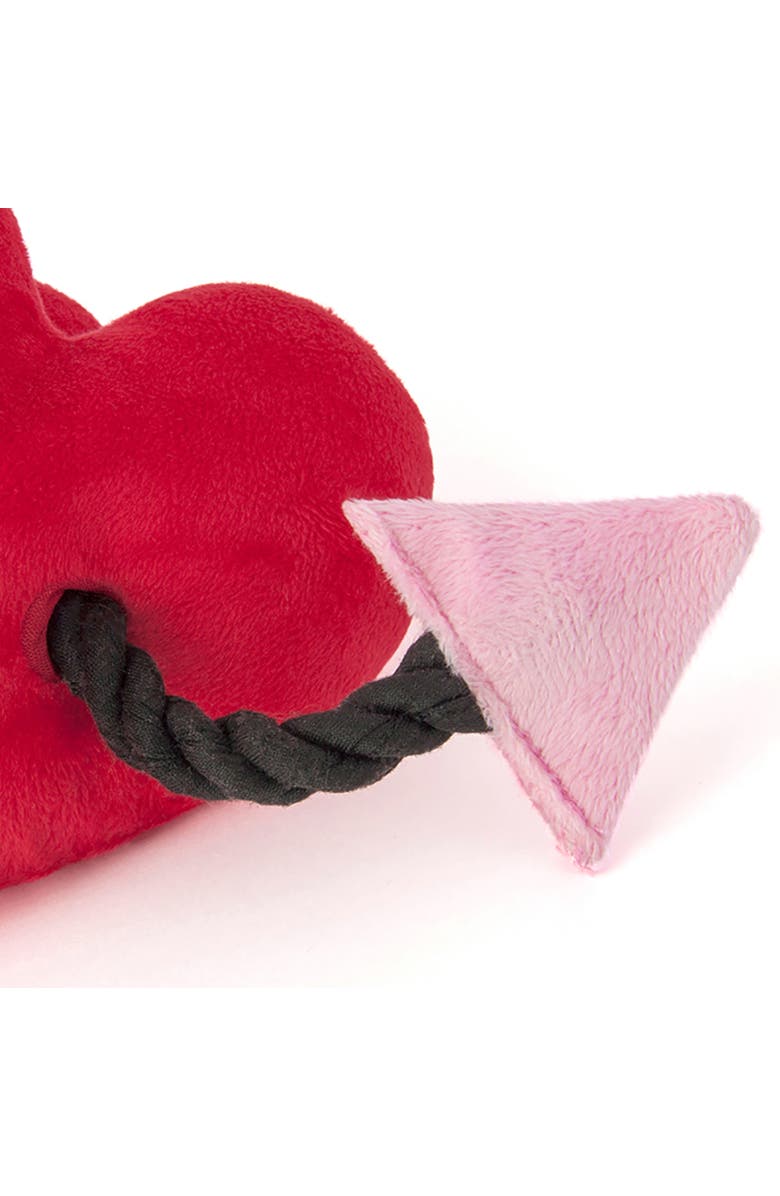 P.L.A.Y. Puppy Love, Furever Hearts Plush Toy, 2 Squeaker Hearts, Alternate, color, Red