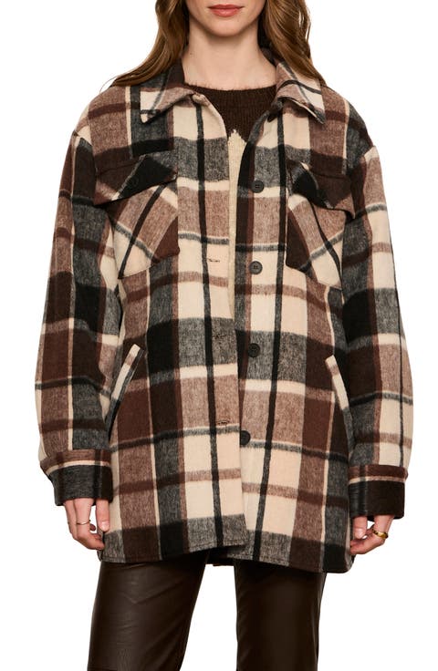 Locket Plaid Coat