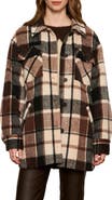 Sanctuary Locket Plaid Coat