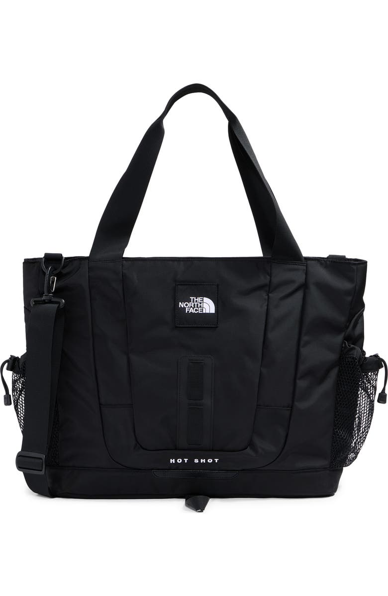 The North Face Hot Shot Water Repellent Tote, Main, color, Tnf Black