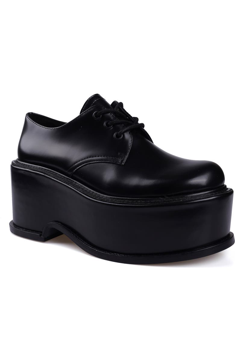 Artisan Crafted By Zigi Fenni Platform Derby, Main, color, Black Leather