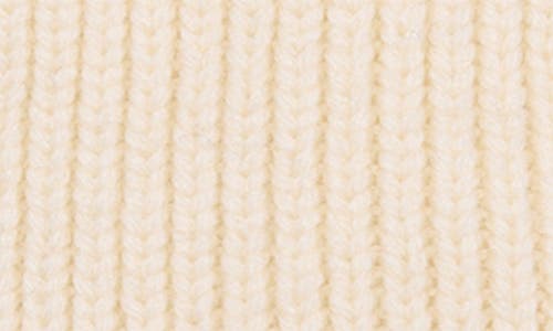 Mango Rib Beanie In Off White
