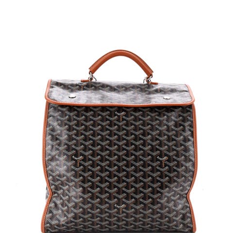 Saint Leger Briefcase Backpack Coated Canvas