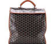 Pre-Owned Goyard Saint Leger Briefcase Backpack Coated Canvas