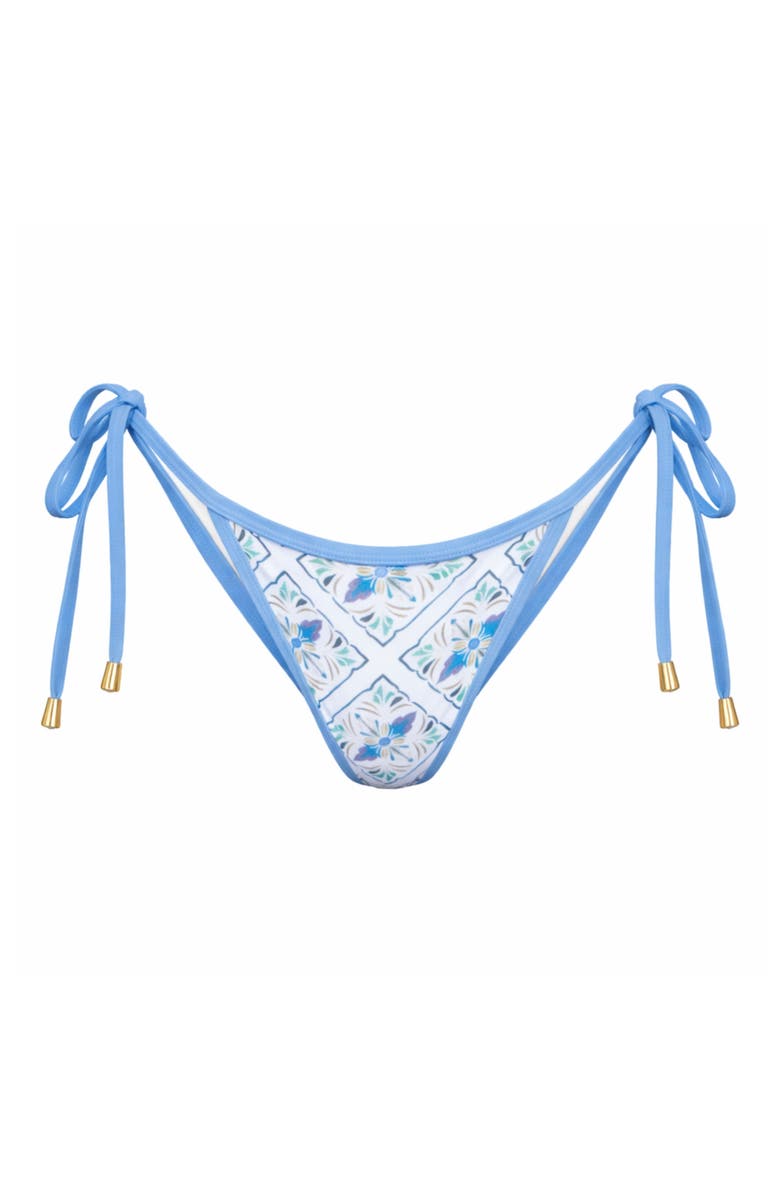 Ivy Swimwear Alessia Bikini Bottom, Main, color, Blue Mosaic