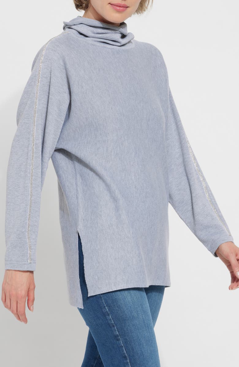 Lysse Tinsley Sweater, Alternate, color, Grey Melange