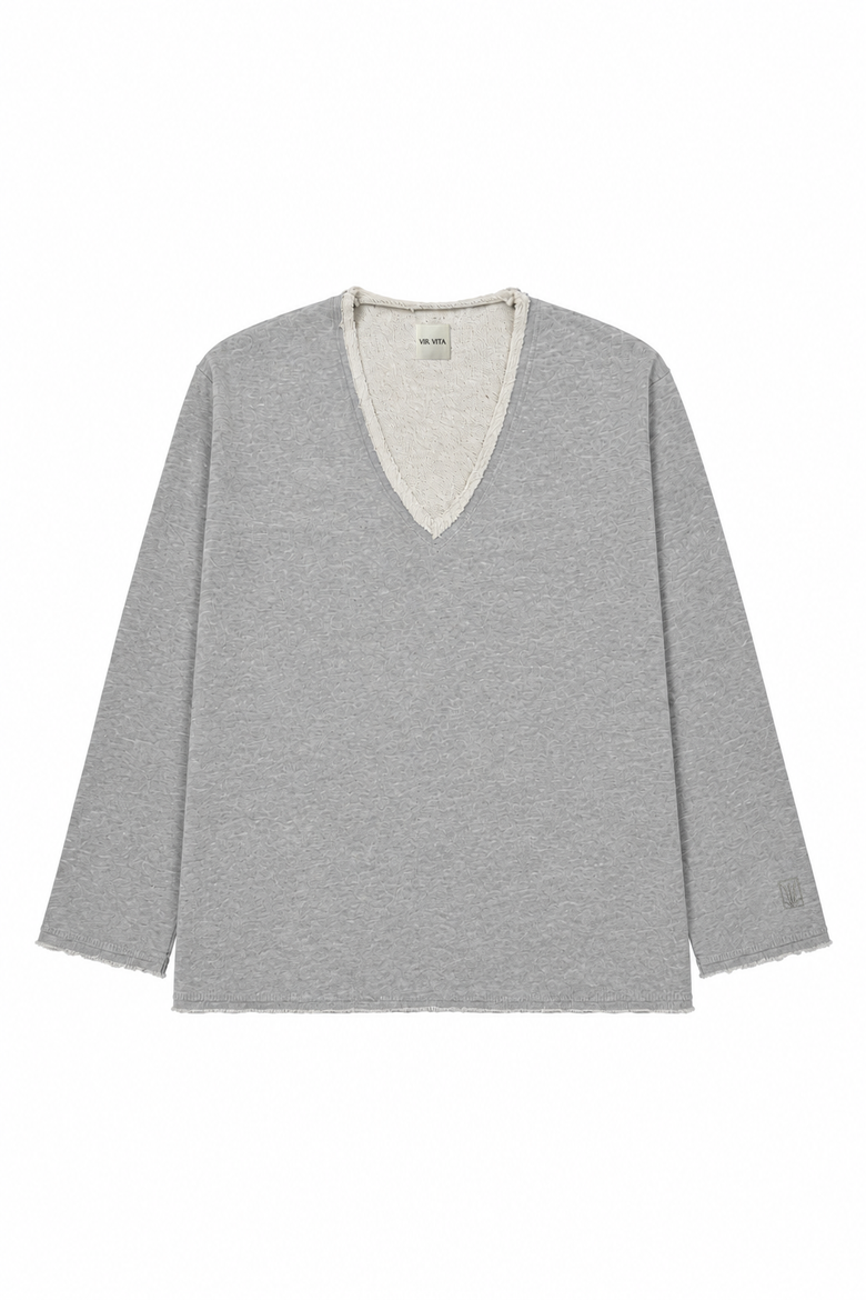 Brigitte Sweatshirt, Main, color, Heather Grey