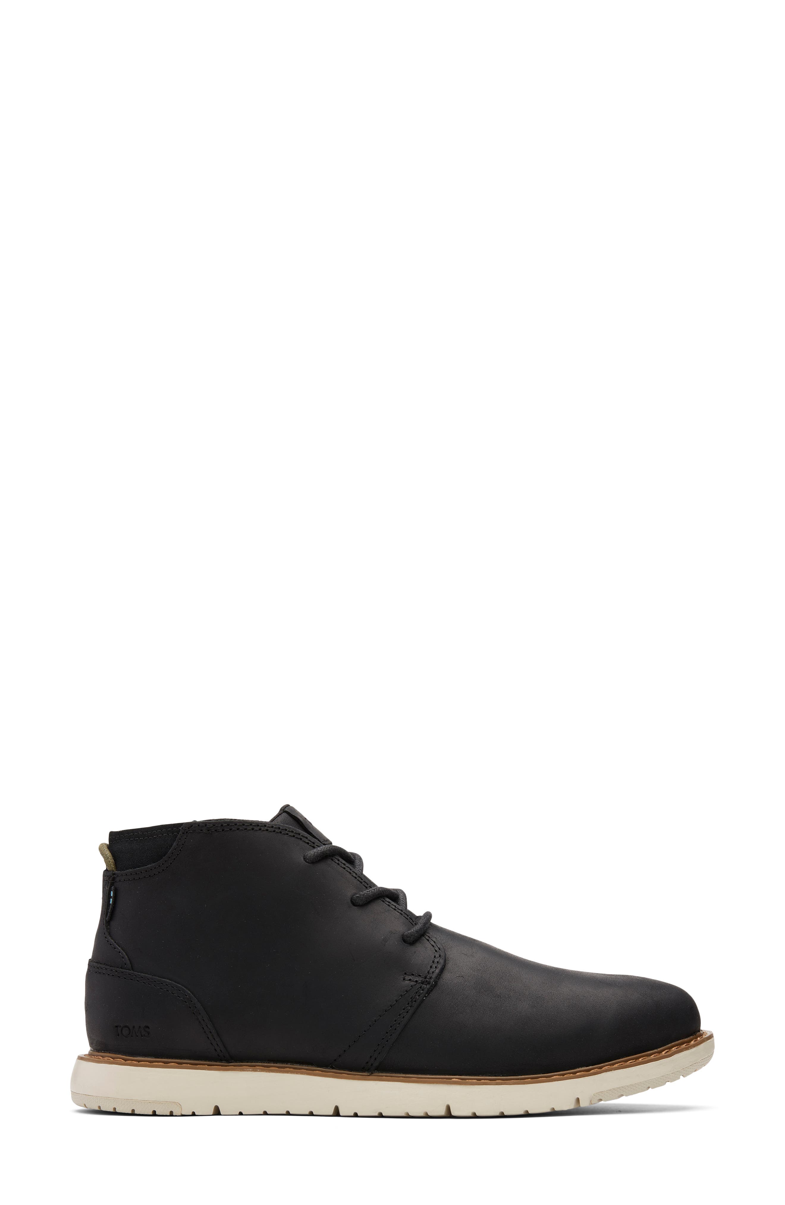 TOMS Navi Water Resistant Chukka Boot, Alternate, color, Black