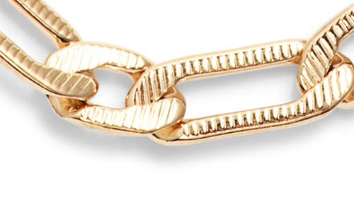 Child Of Wild Rhapsody Figaro Chain Necklace In Gold