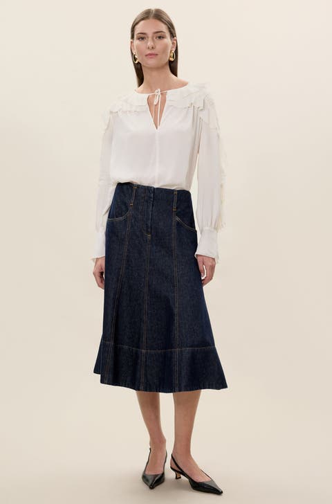 Lillith Ruffle Blouse