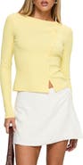 Princess Polly Passoni Lemon Cardigan