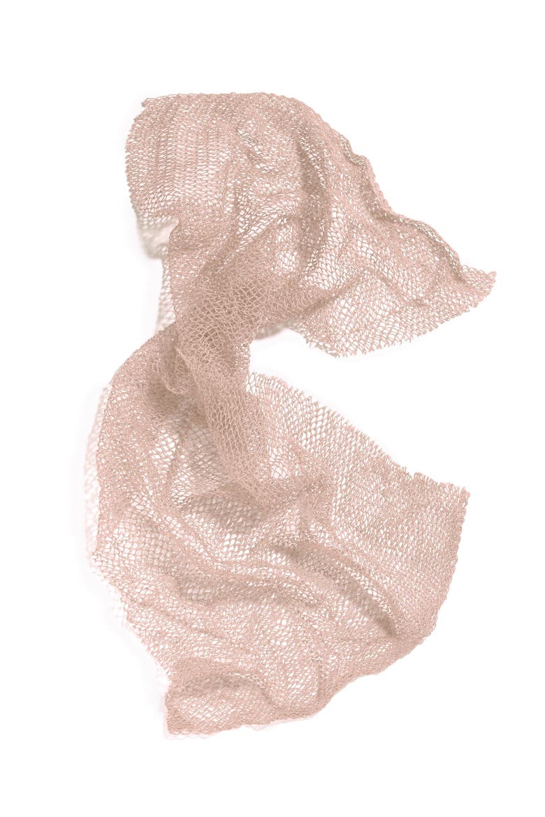Peaches + Crème Mesh Body Exfoliator, Alternate, color, Peaches + Crème - Coral