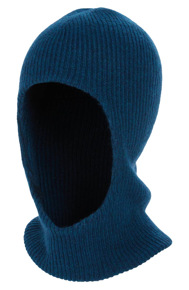 The Elder Statesman Rib Cashmere Balaclava, Main, color, 
