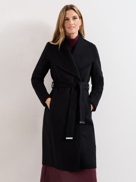 Nicci Belted Wool Coat