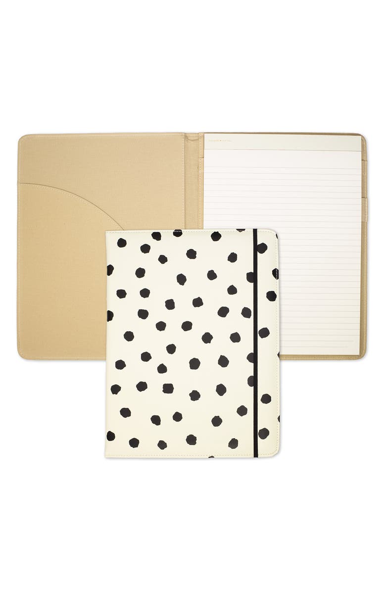 Kate Spade New York spotty dot notepad folio, Main, color,