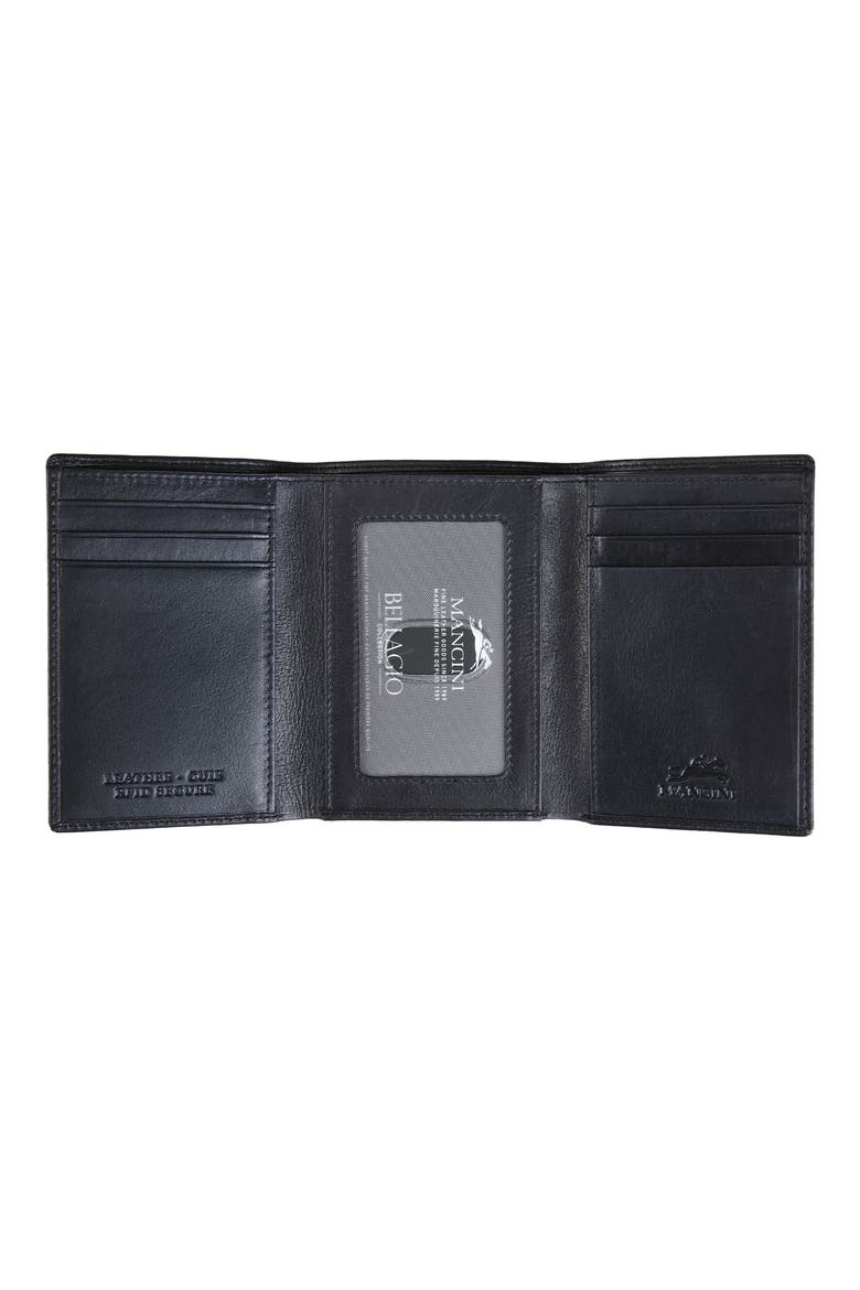 RFID Trifold Wallet, Alternate, color, BLACK