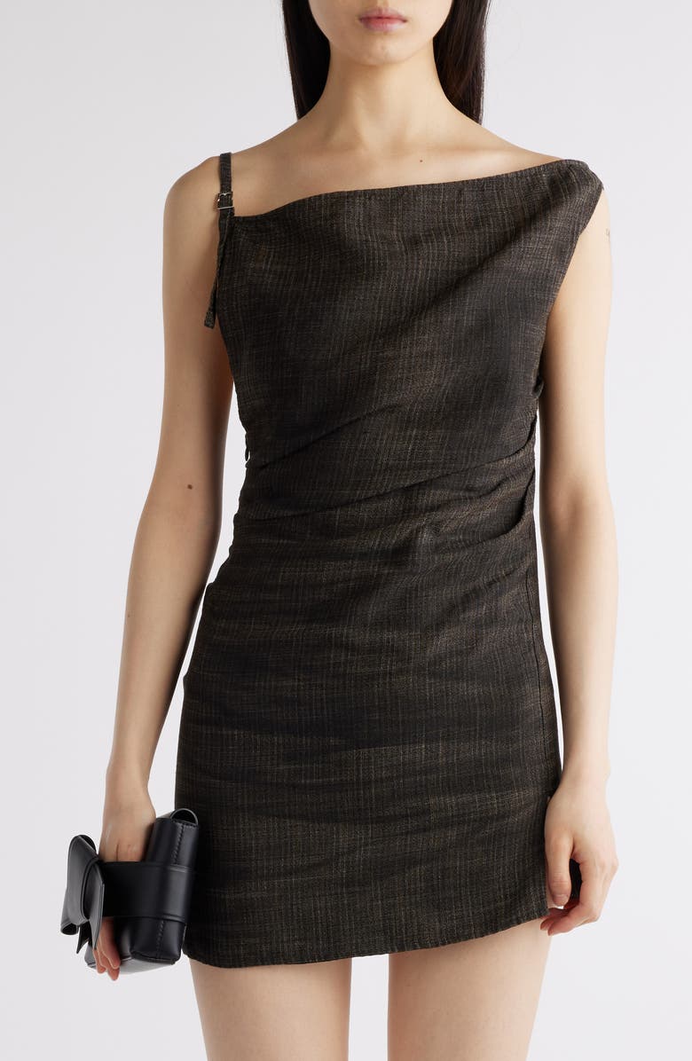 Acne Studios Musubi Bow Detail Crossbody Bag, Alternate, color,