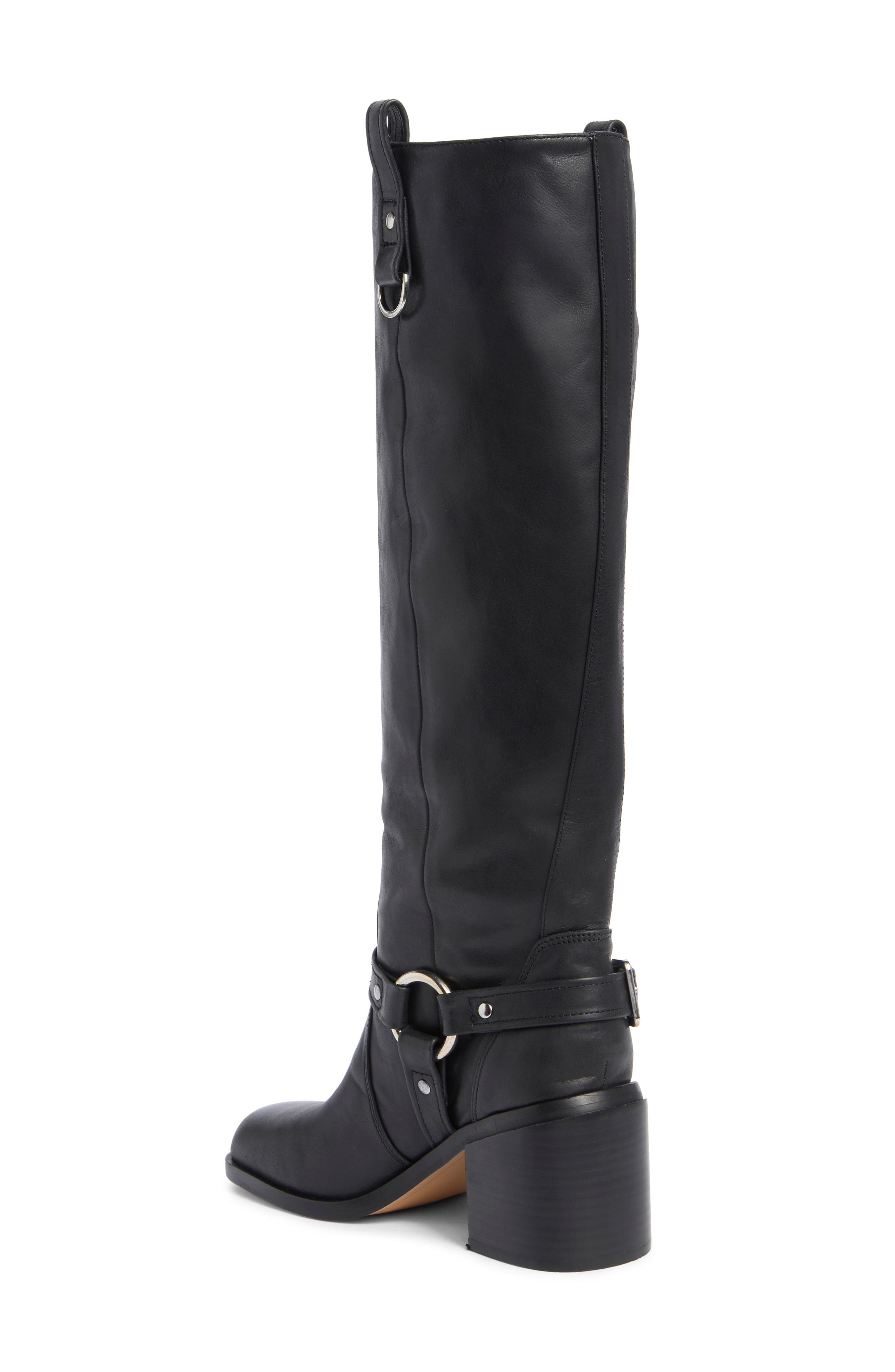 Steve Madden Eliza Over the Knee Platform Boot, Alternate, color, Black Leather