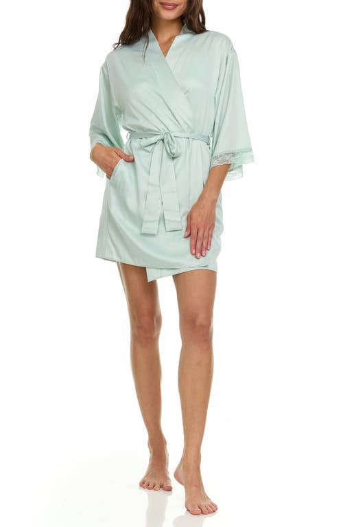 FLORA NIKROOZ FLORA NIKROOZ SONIA SATIN CHARMEUSE 3-PIECE PAJAMA SET