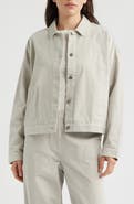 Eileen Fisher Classic Collar Stretch Organic Collar Corduroy Jacket