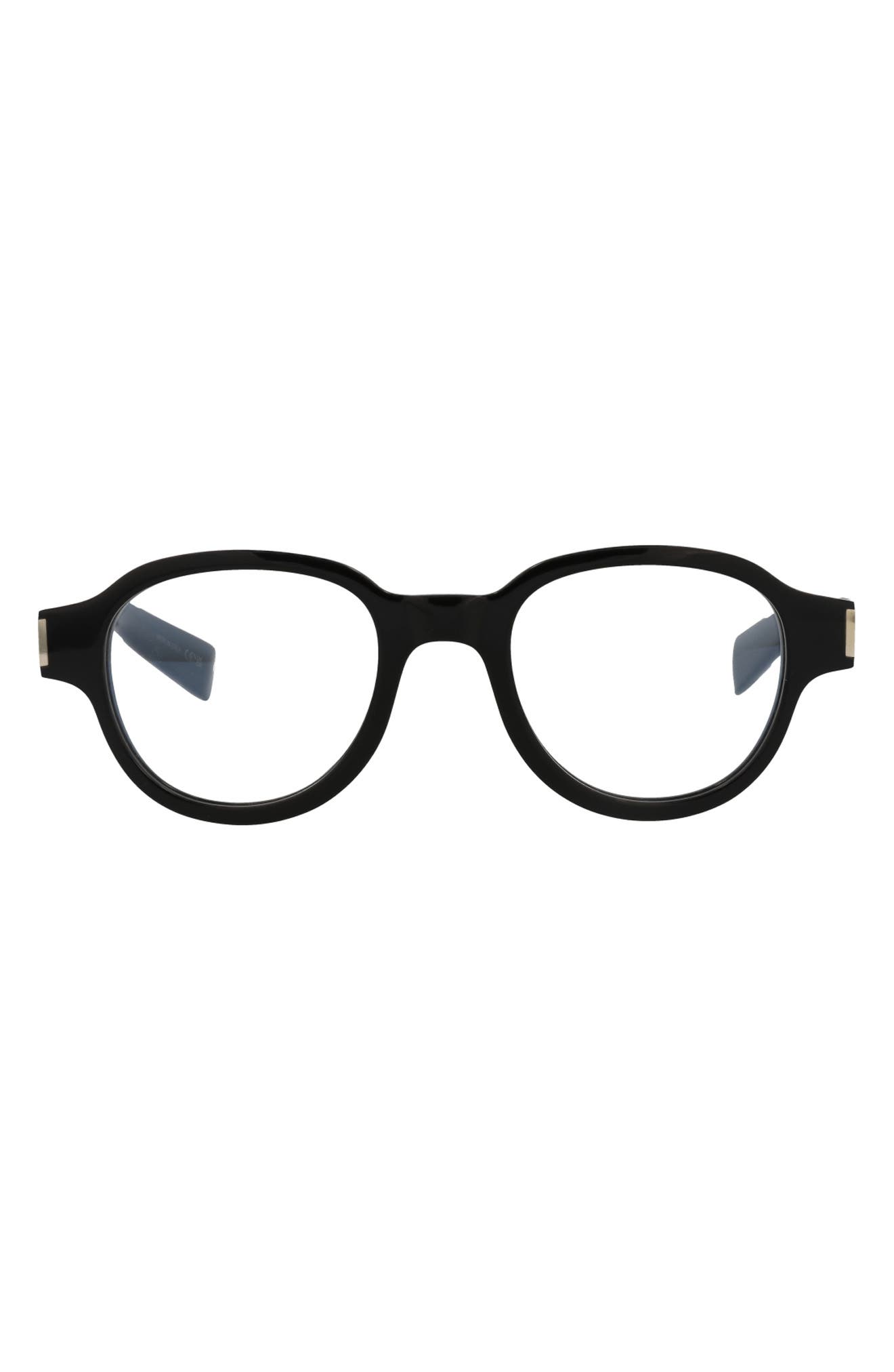 Saint Laurent 48mm Round Optical Glasses