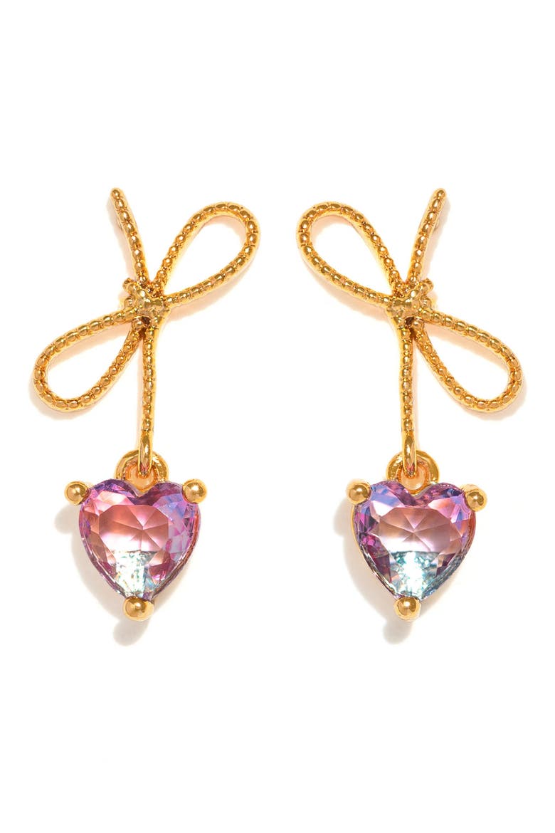 Heartstrings Drop Earrings, Main, color, GOLD