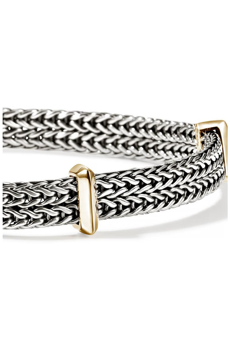 Icon Link Bracelet, 6mm, Alternate, color, SILVER AND GOLD